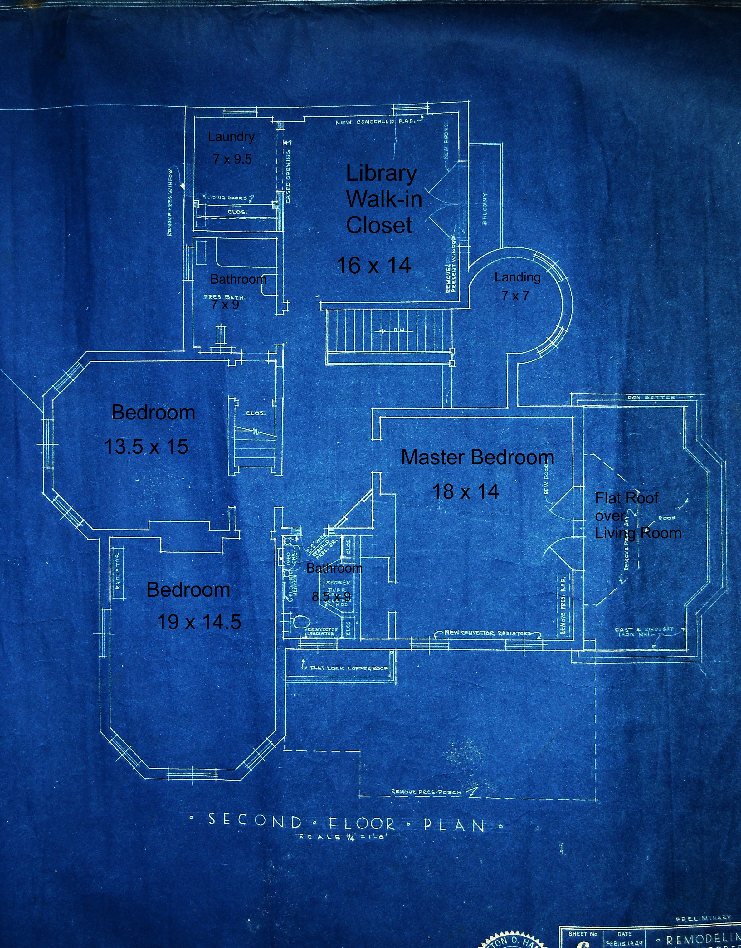 2nd Floor Blueprint