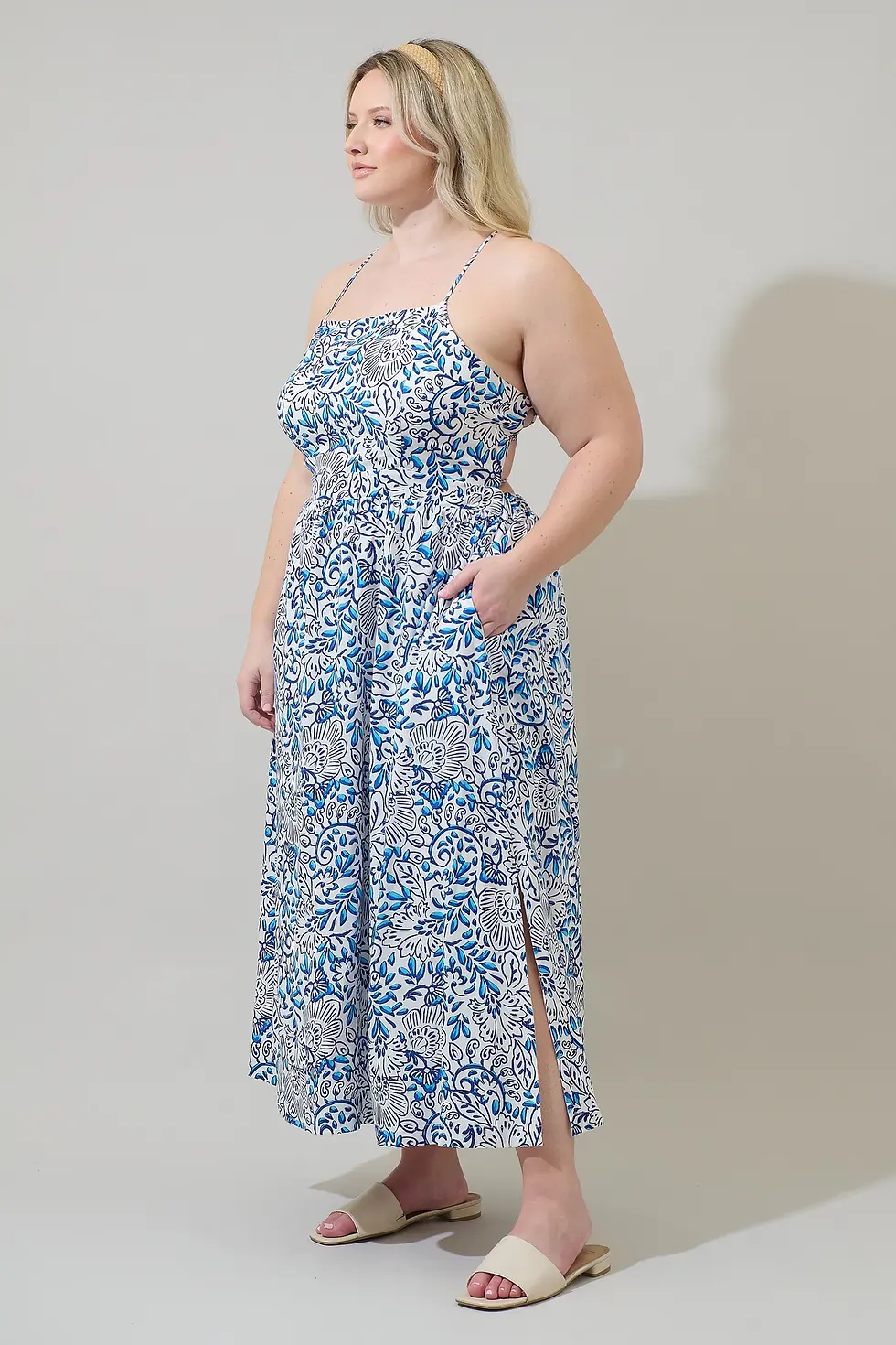 Thumbnail: Mavis Open Back Midi Dress