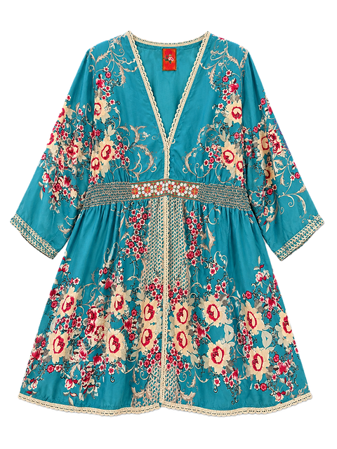 johnny was dress Marisol Seamed Swing (Slip) The Colony Shop this sleeveless dress is finished with an A Johnny Was J31426-1 Shift Field