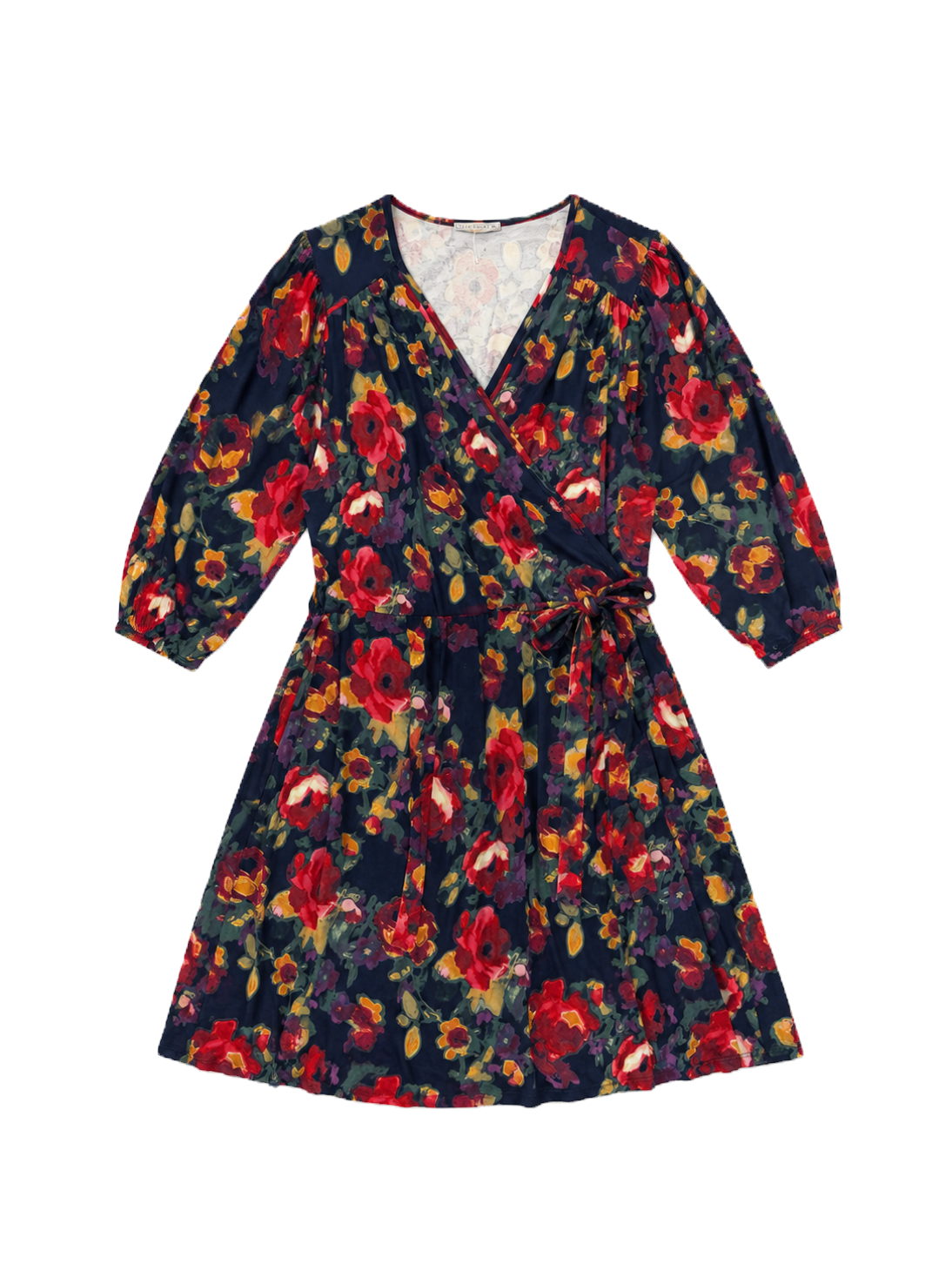 Floral Wrap Midi Dress - Loveappella