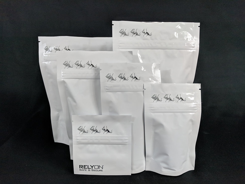 Stock Child Proof Canabis bags