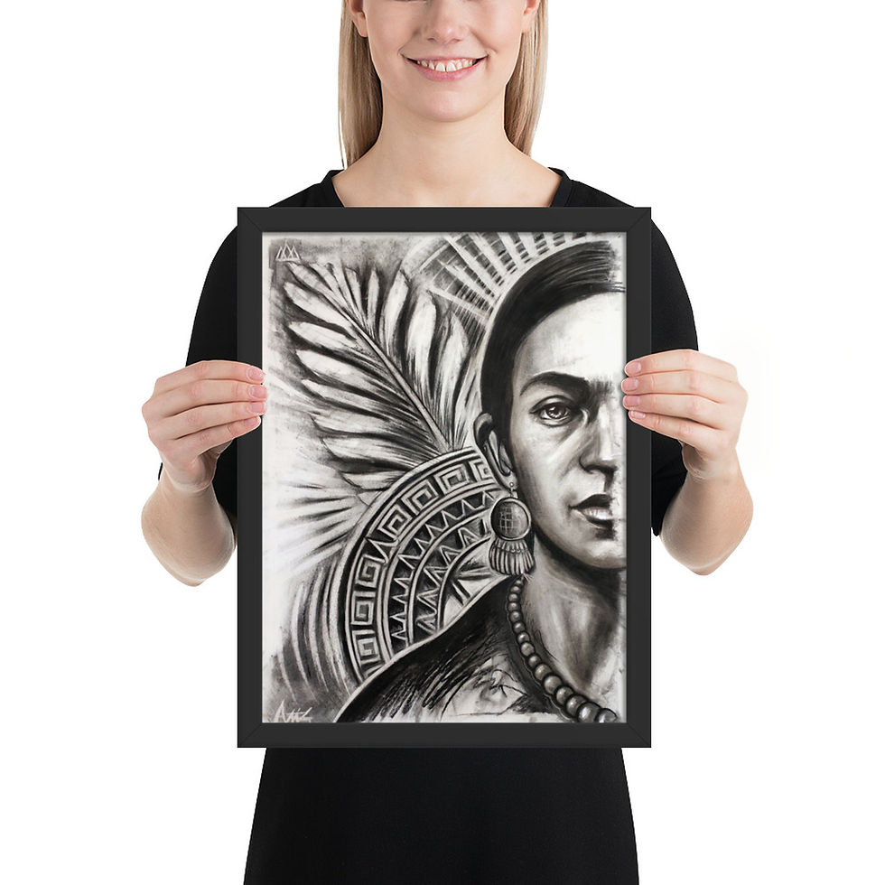 Miniatura: Quadro decorativo Frida khalo A3