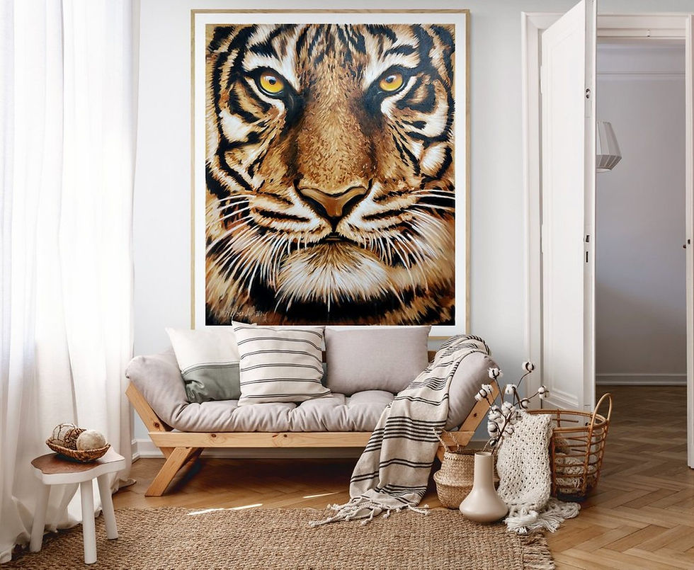 Miniatura: Quadro Original Tigre (RAJAH)