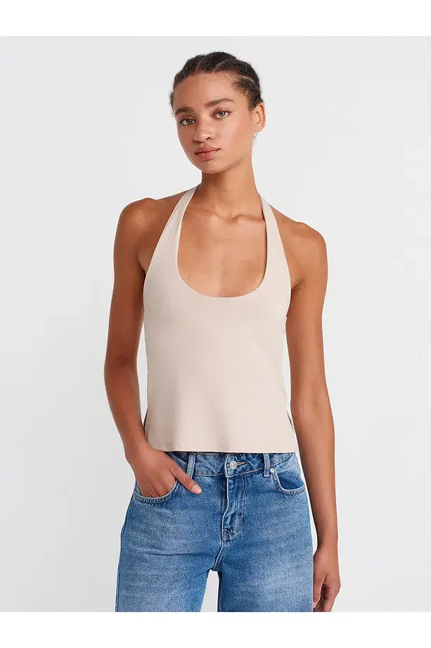 Küçük resim: Dilvin Halter Yaka Top 31753