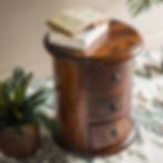 sustainabel furniture, rounded drawers by MYAKKA