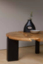 Custom made Japandi coffee table - perfect for small studio apartment