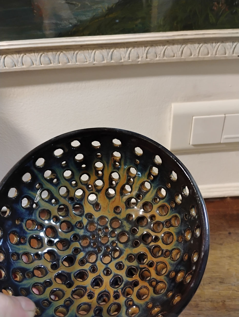 Passoire marron oeil du tigre