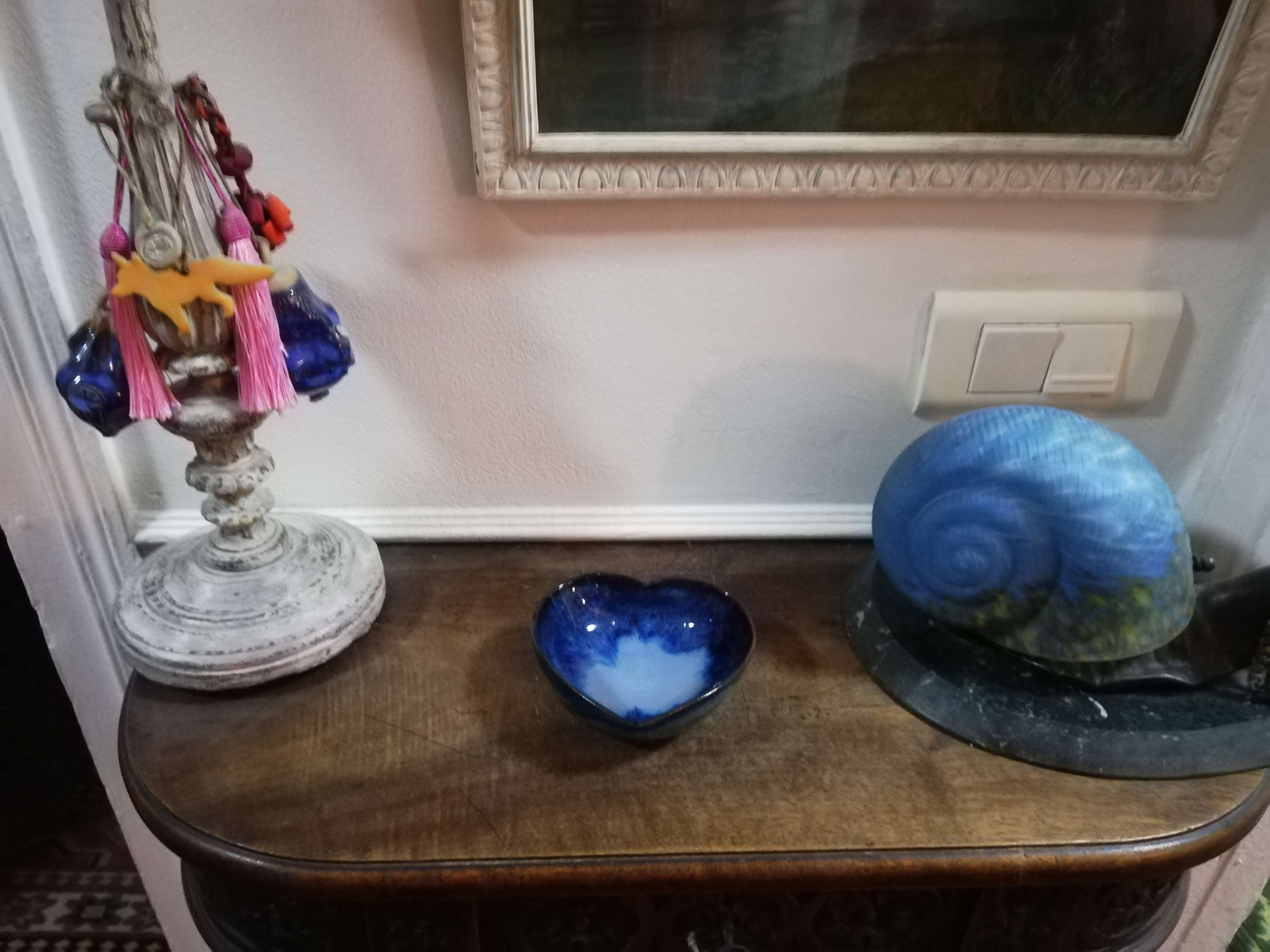 Coupelle bol coeur bleu lagon