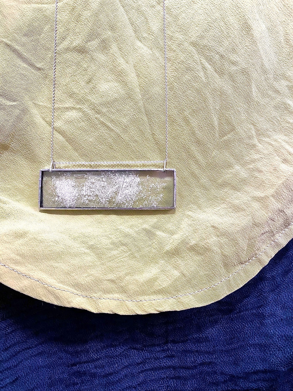 Thumbnail: ALCHEMY MAGNESIUM SULFATE SILVER NECKLACE . 011