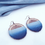 Thumbnail: REWOOD EARRINGS / OMBRE / DARK BLUE