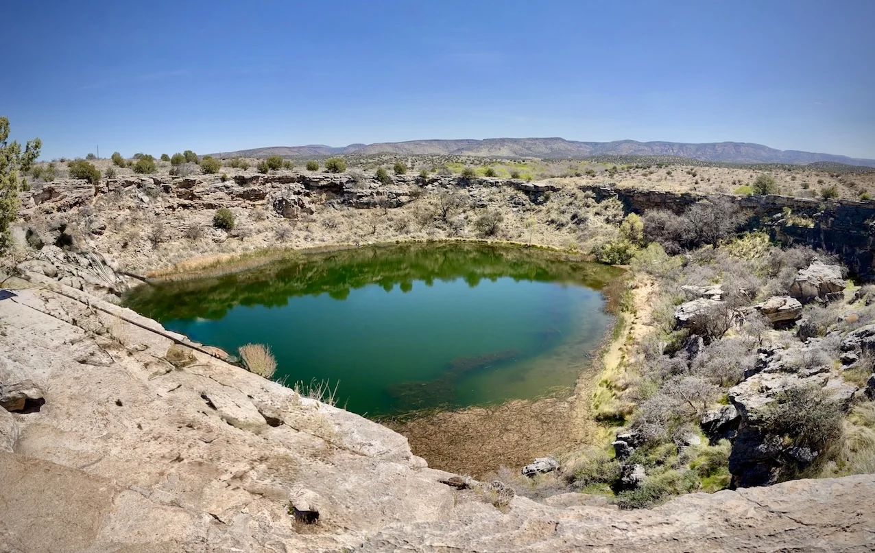 Montezuma Well from top - Photo Credit: Rudy González