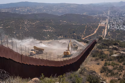 Kuchamaa, Tecate Peak Border Construction