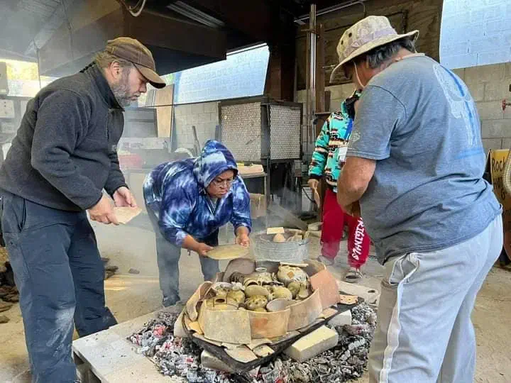 Visitors helping with the demonstration at MIP