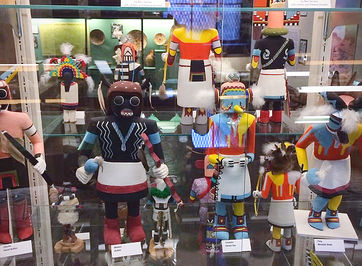 Local and traditional Kachina on display