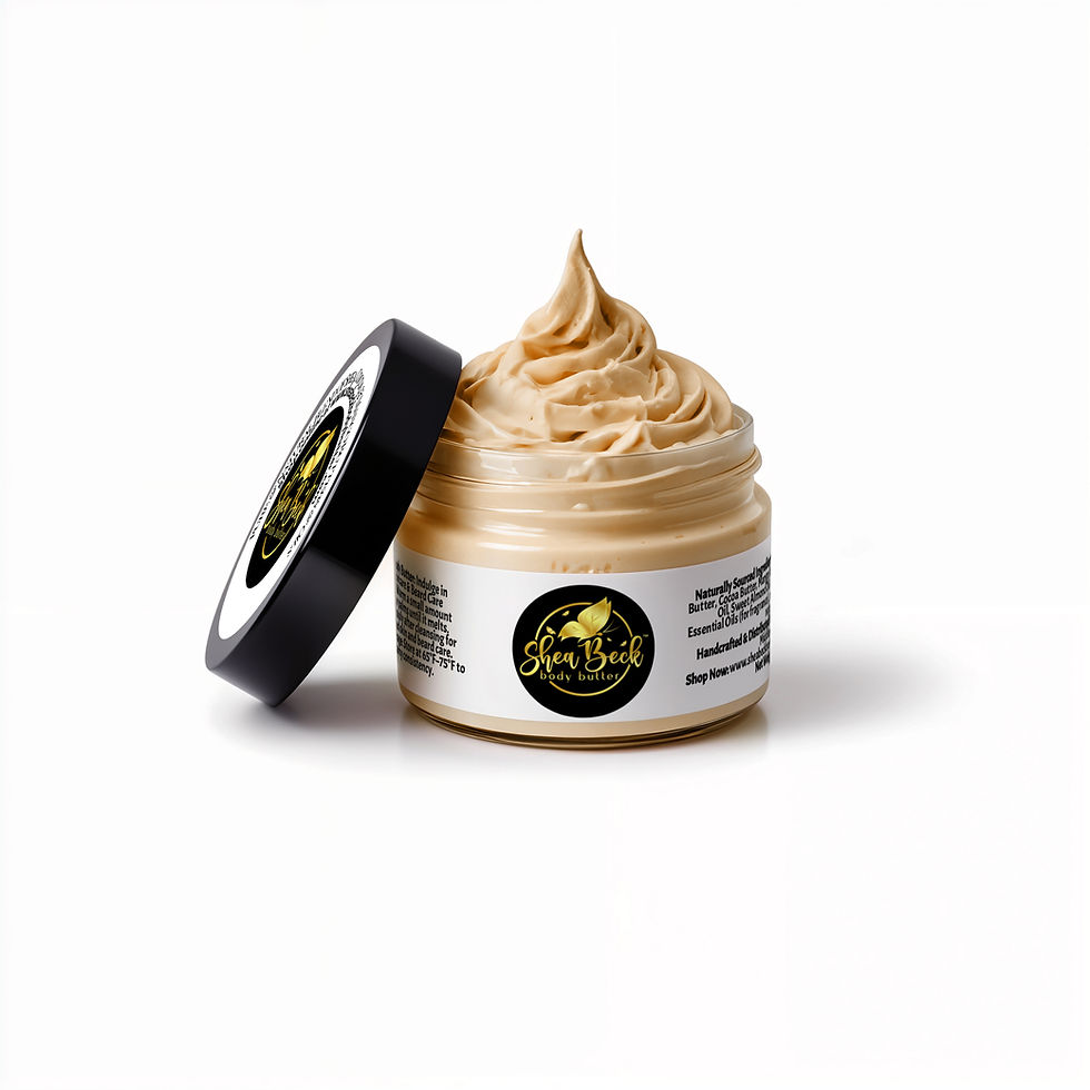 Sophisticated and bold Black Opium body butter made with natural ingredients