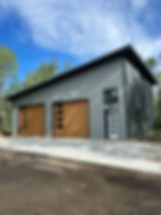 A cabin in between woods
