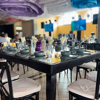 Mesa rectangular 12 personal para de cabra 