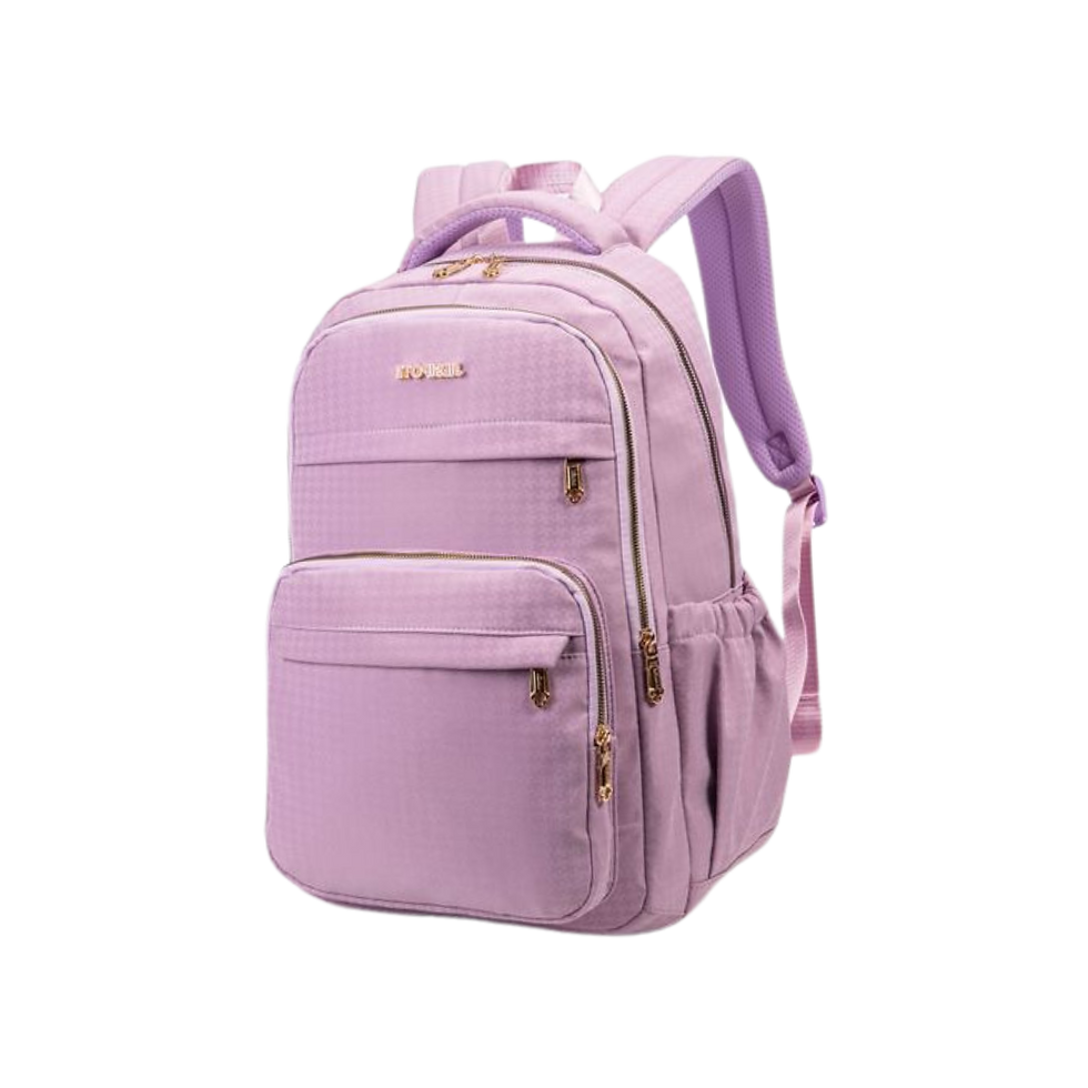 Miniatura: MOCHILA SOCIAL FEMININA / 7 BOLSOS - ALÇA P/ MALA E BOLSO INTERNO P/ NOTEBOOK