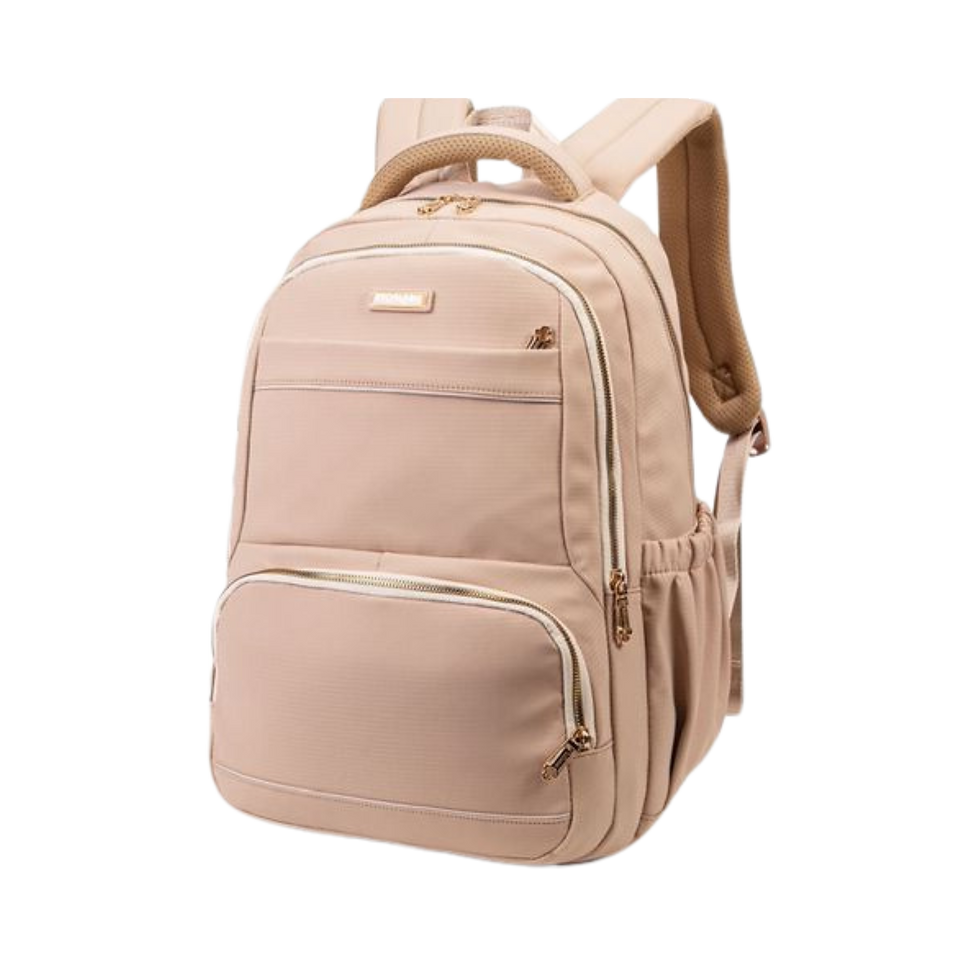Miniatura: MOCHILA SOCIAL FEMININA / 6 BOLSOS - ZIPER DUPLO E BOLSO INTERNO P/ NOTEBOOK