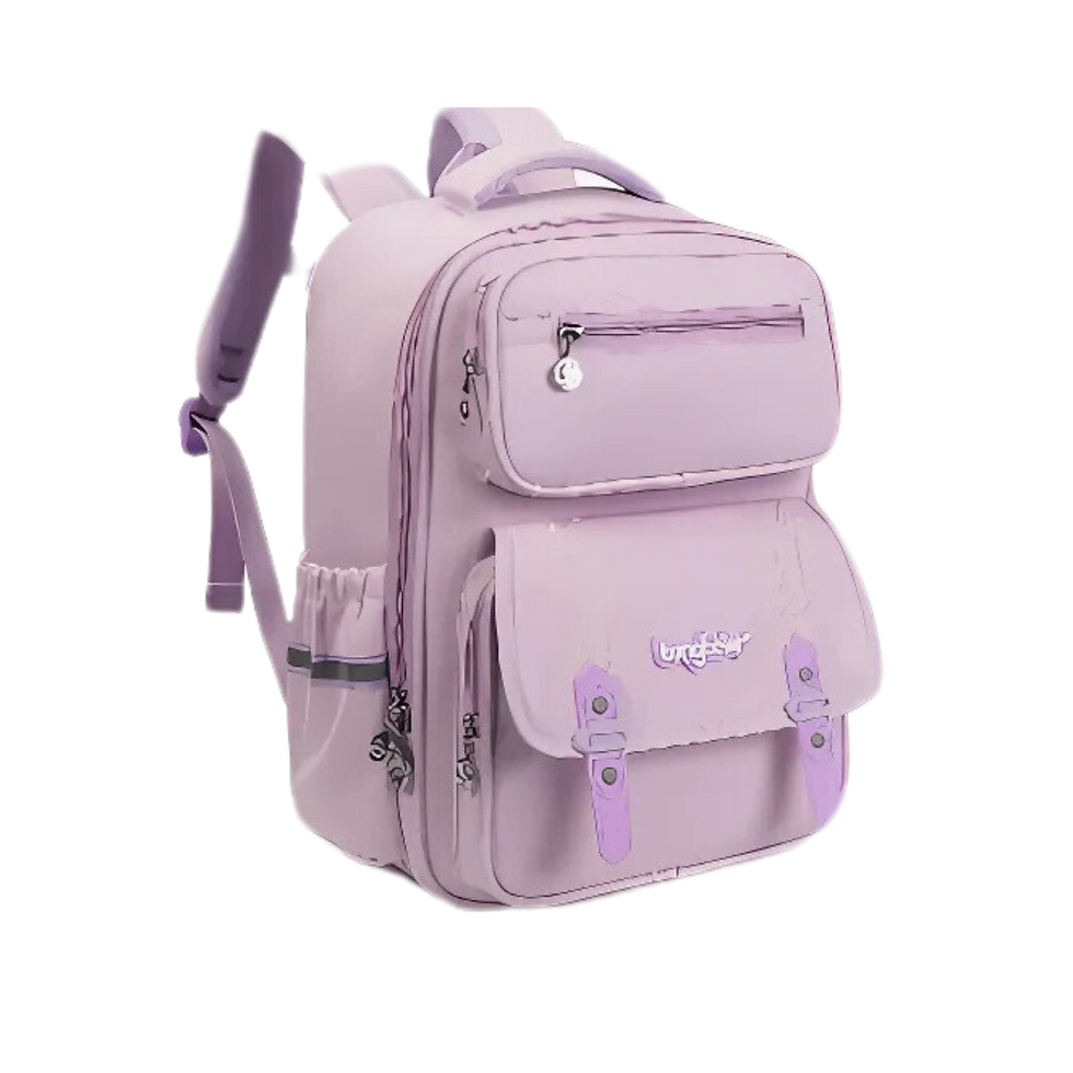 Miniatura: MOCHILA INFANTIL DE ALTA QUALIDADE/ 5 BOLSOS - ALÇA COM DETALHES REFLETIVOS