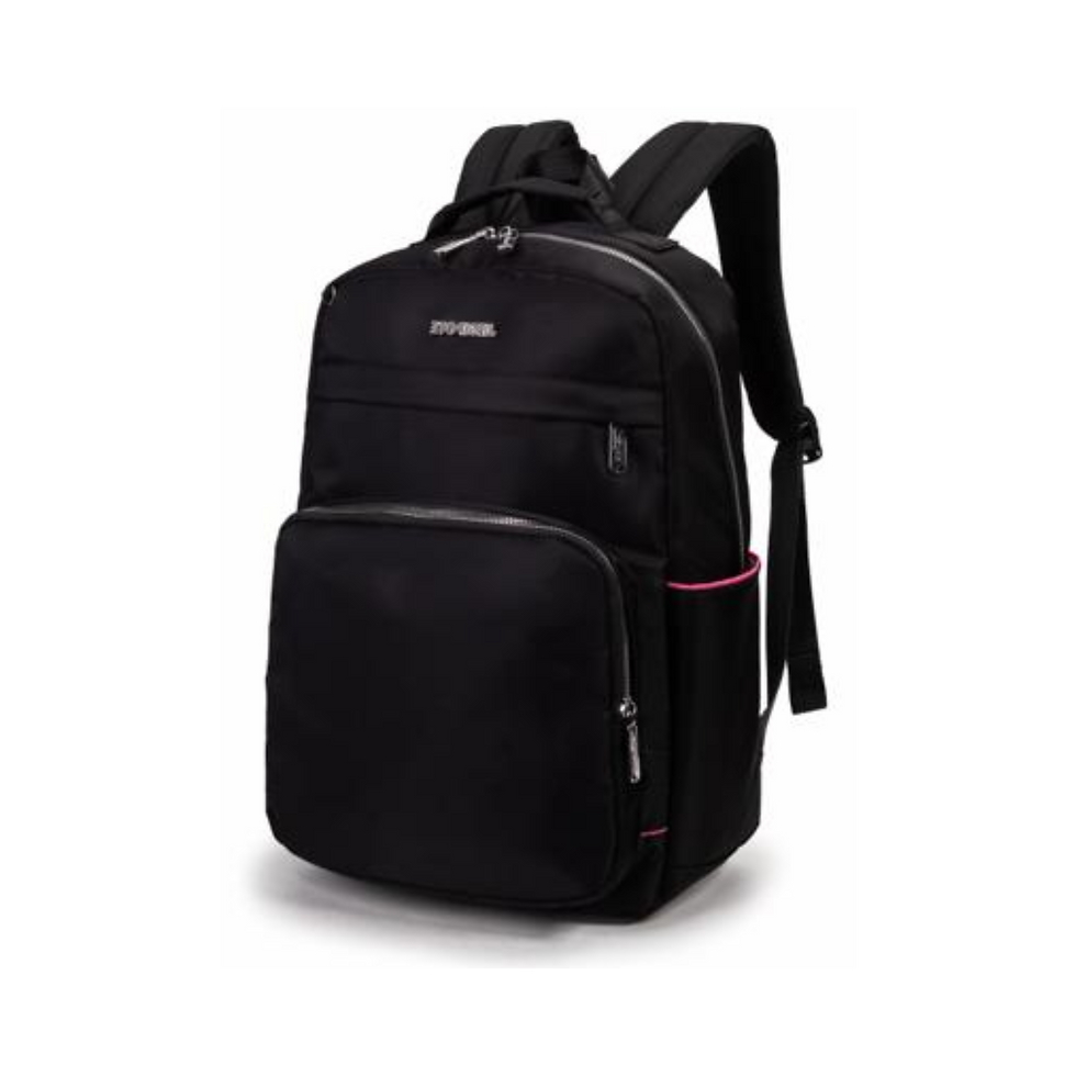 Miniatura: MOCHILA SOCIAL FEMININA / 5 BOLSOS - ZIPER DUPLO E BOLSO P/ NOTEBOOK