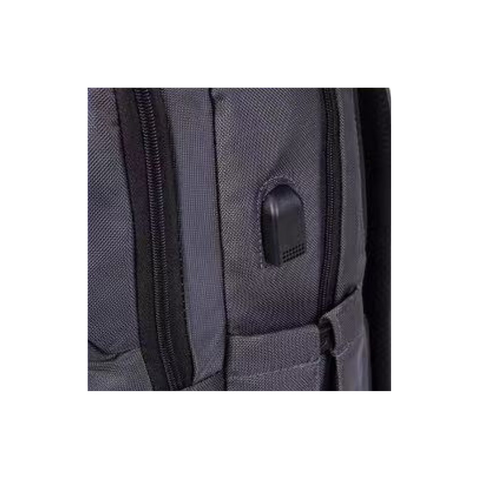 Miniatura: MOCHILA SOCIAL MASCULINA / 5 BOLSOS - USB, ALÇA P/ MALA E BOLSO P/ NOTEBOOK
