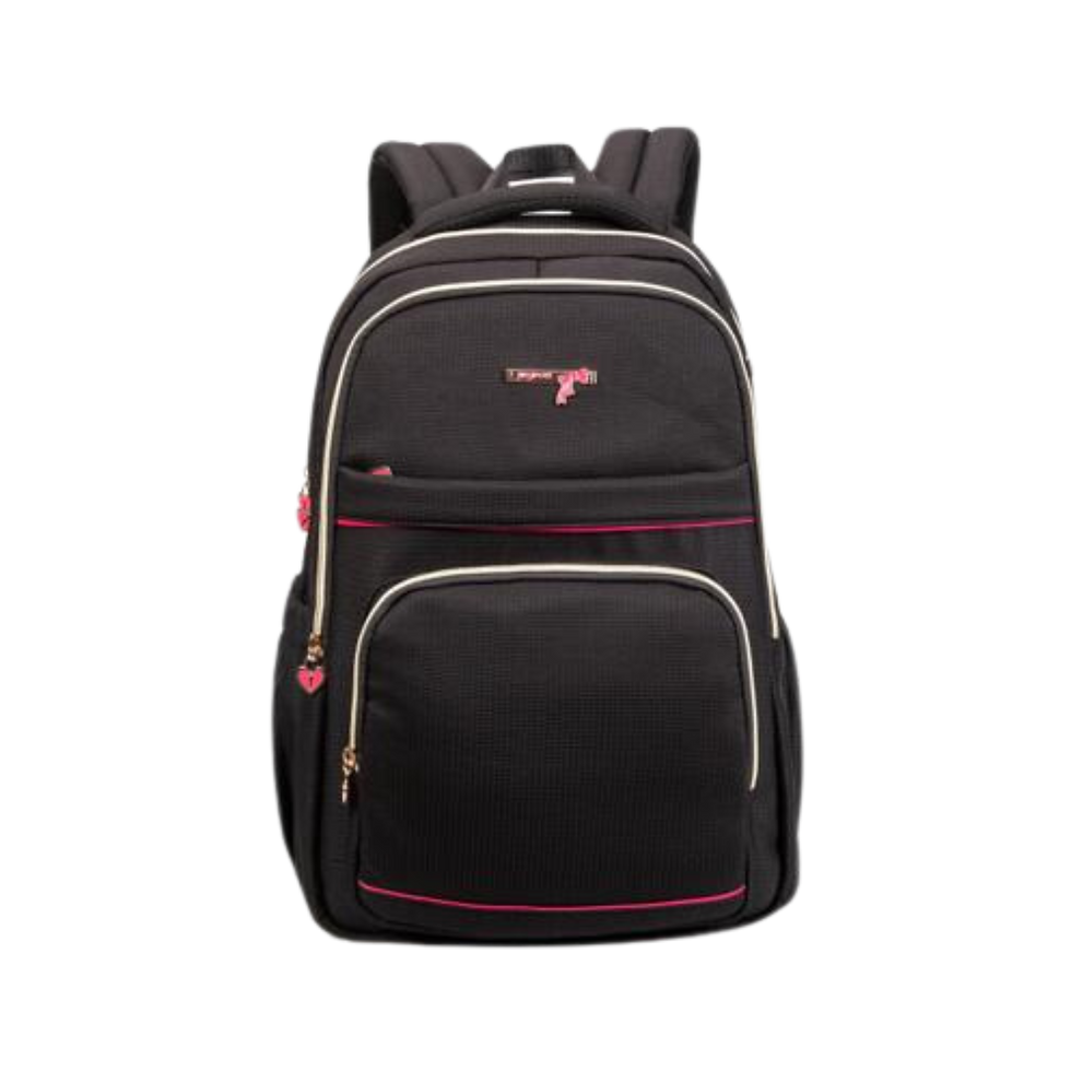 Miniatura: MOCHILA FEMININA /  6 BOLSOS - ALÇA P/ MALA E BOLSO INTERNO P/ NOTEBOOK