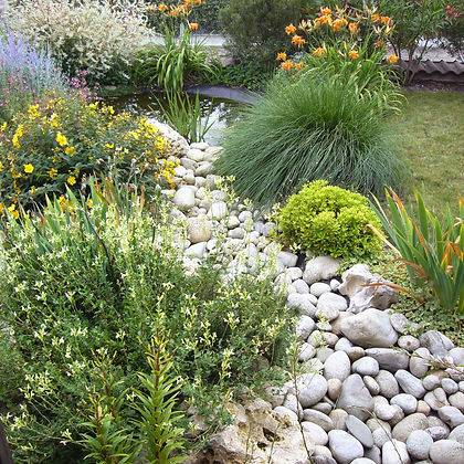 Galet gris rivière 50/200 pour massifs et piscines naturelles