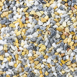 Gravier décoratif tropical 8/12 multicolore pour terrasse