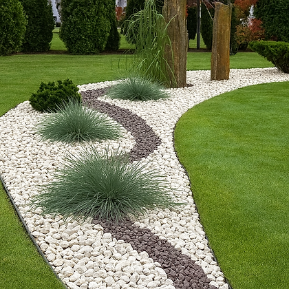 Ballast calcaire 20/60 pour drainage et rocailles décoratives