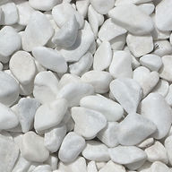 Galet blanc 20/40 décoratif pour abords de piscines