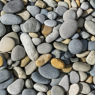 Gravier roulé gris 6/16 naturel pour allées et piscines