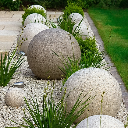 Gravier concassé blanc 11/22 pour parkings carrossables