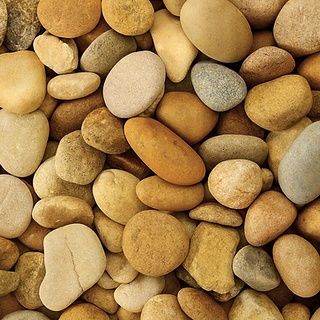 Gravier roulé 16/22 jaune pour terrasses, etanchéité, assainissement