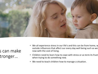 How we can help young children learn to deal with frustration and stress