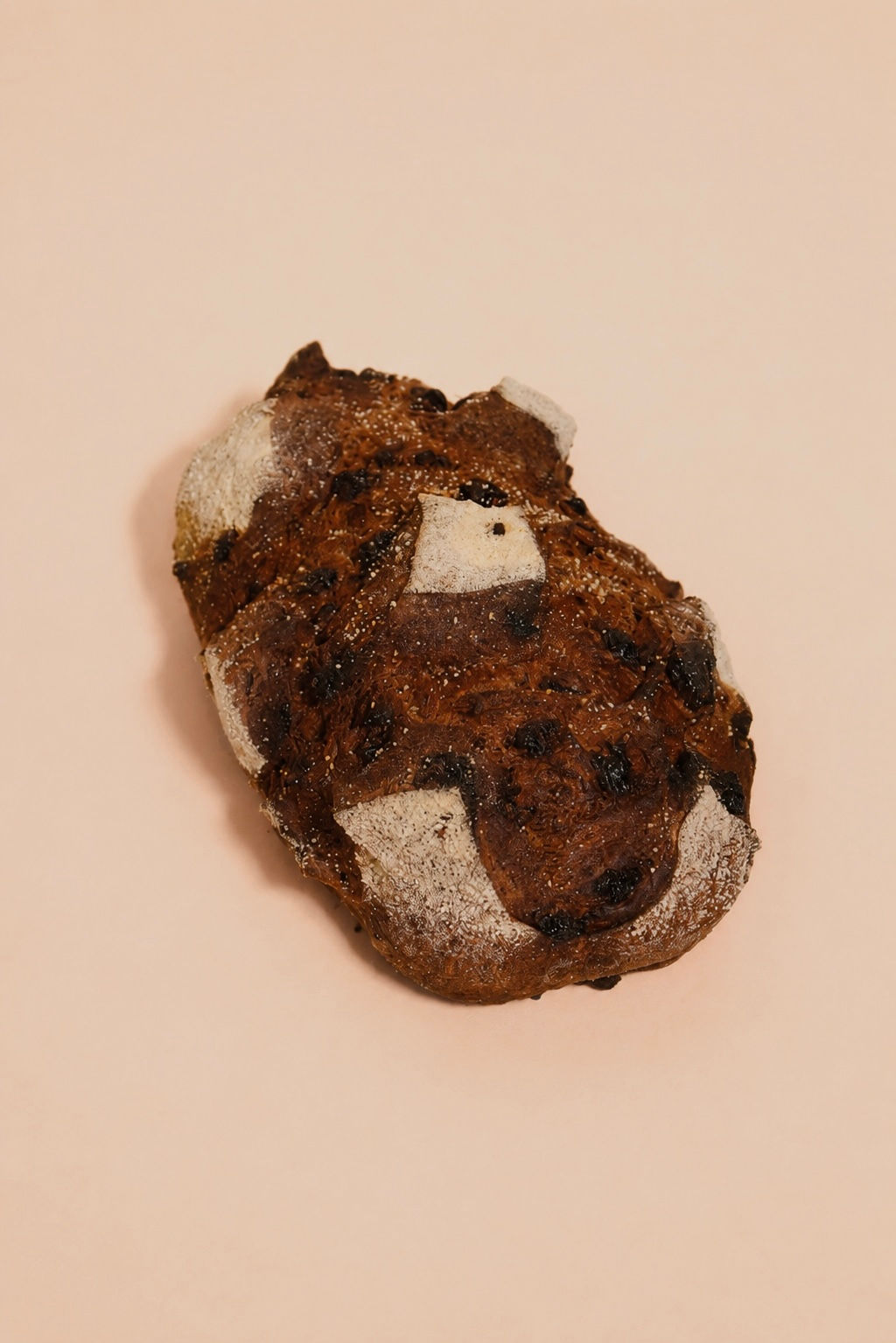 Pan de cacao y arándanos