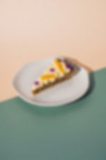 Pie de pera y almendra