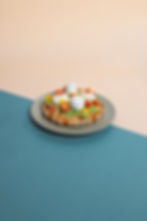 Waffle de aguacate