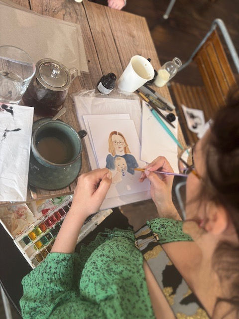Capturing Memories: The Art of Live Portraits at Events Weddings and Fairs