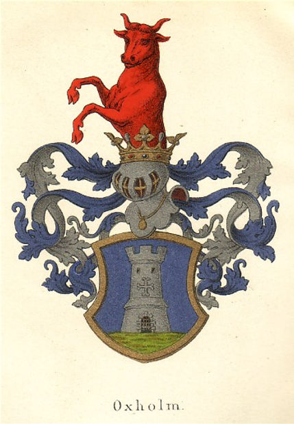 Original scan of the Oxholm Coat of Arms
