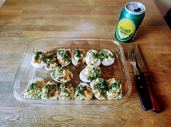 Easter Eggs with Easter brew beer