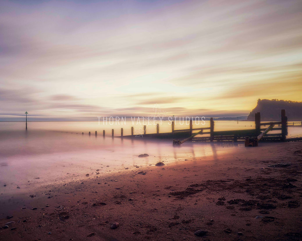Sunset over the Teign Estuary, Teignmouth