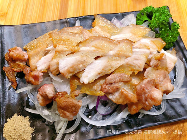 浪兄浪弟海鮮燒烤bar - 椒鹽豬五花.JPG