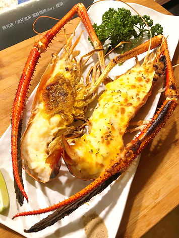 浪兄浪弟海鮮燒烤bar - 巨無霸野生大公蝦.JPG