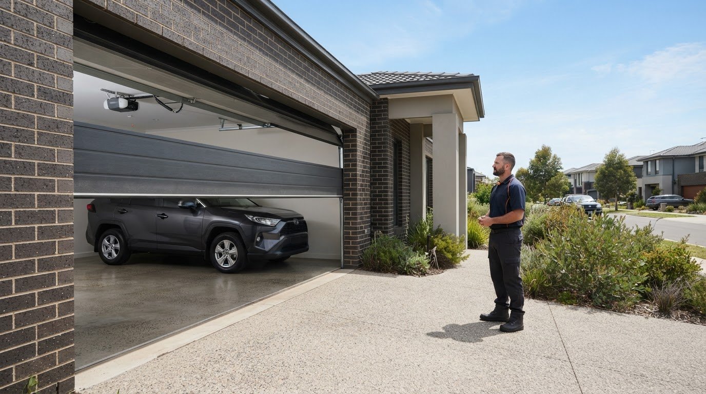 Roller Door Stuck Halfway? Safe Checks and Next Steps