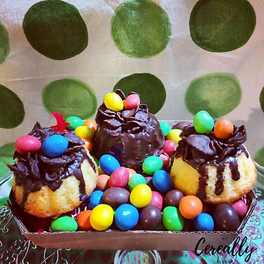 Cereal egg nest cakes!