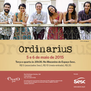 Shows e oficina no SESC Copacabana