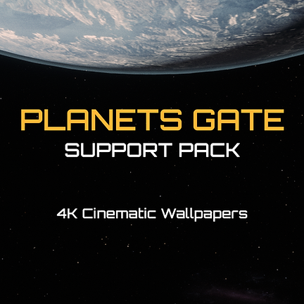 Planets Gate: Support pack -  21 Cinematic Wallpapers (4K Digital Arts)