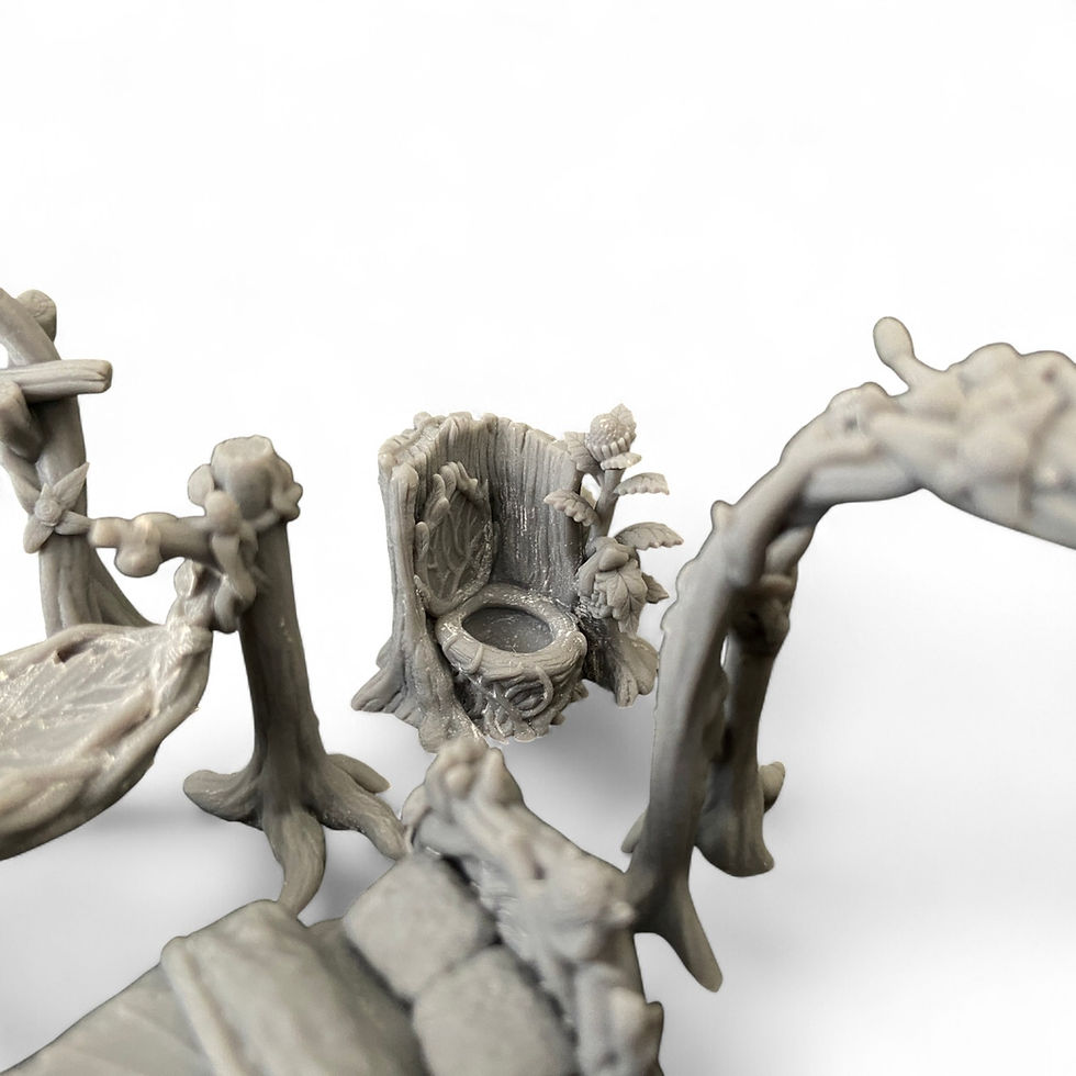 Thumbnail: Wood Elves Furniture - STL FILES