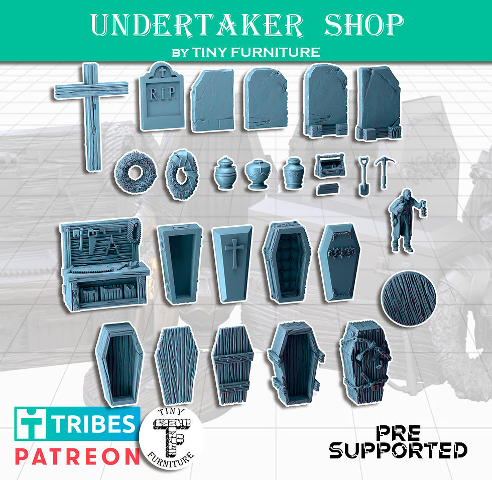 Thumbnail: Undertaker Shop - STL FILES